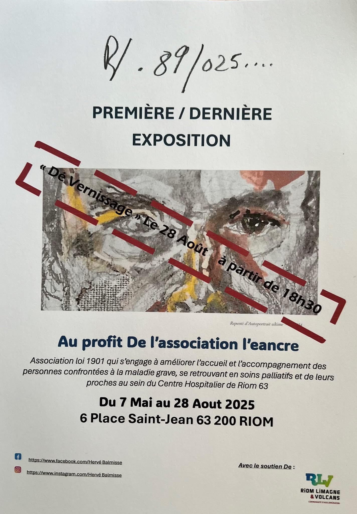 Première / Dernière Exposition — Hervé Balmisse